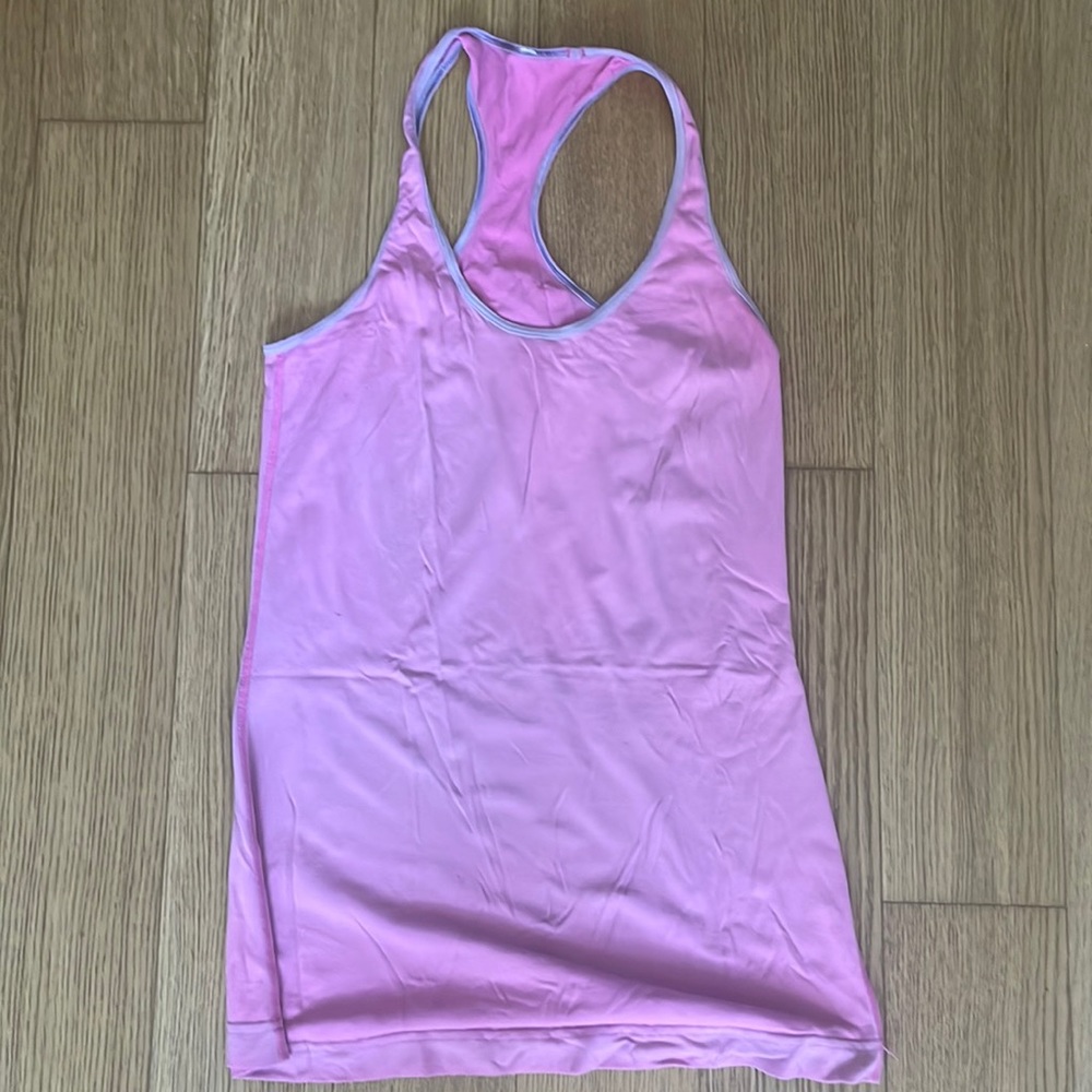 Lulelemon- light pink racer back tank